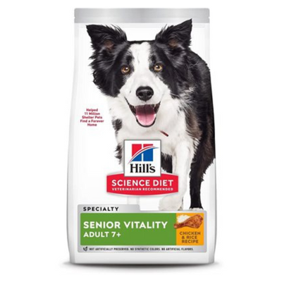 Hill's Science Diet Senior 7+ Vitality Dog Chicken & Rice Dog Food
