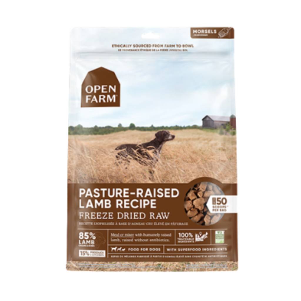 Open Farm Freeze Dried Raw Pasture-raised Lamb Dog Food