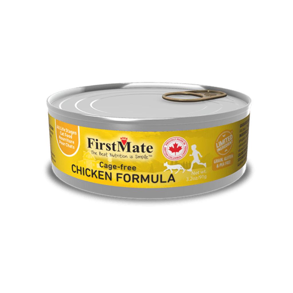 FirstMate Limited Ingredient Free Run Chicken Formula Cat Can