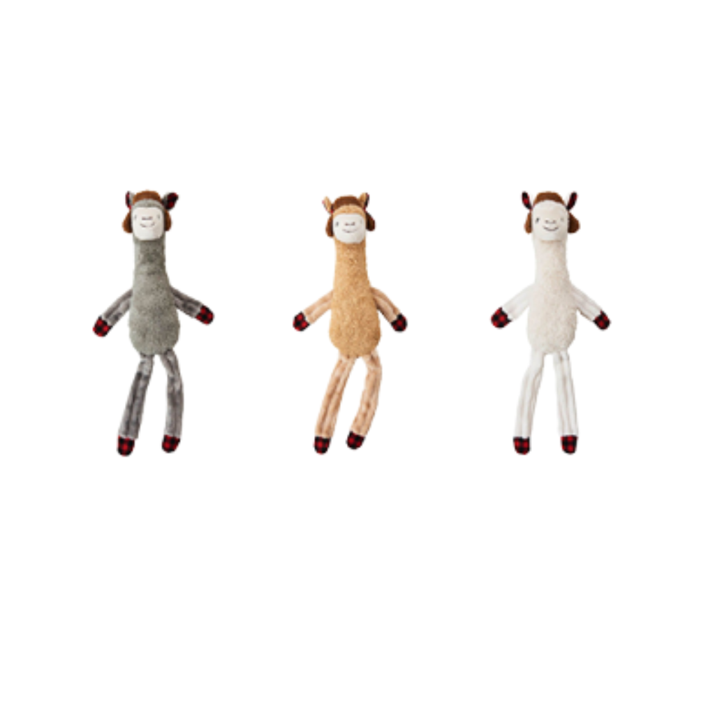 SPOT Holiday Llamas 23" Assorted Dog Toy