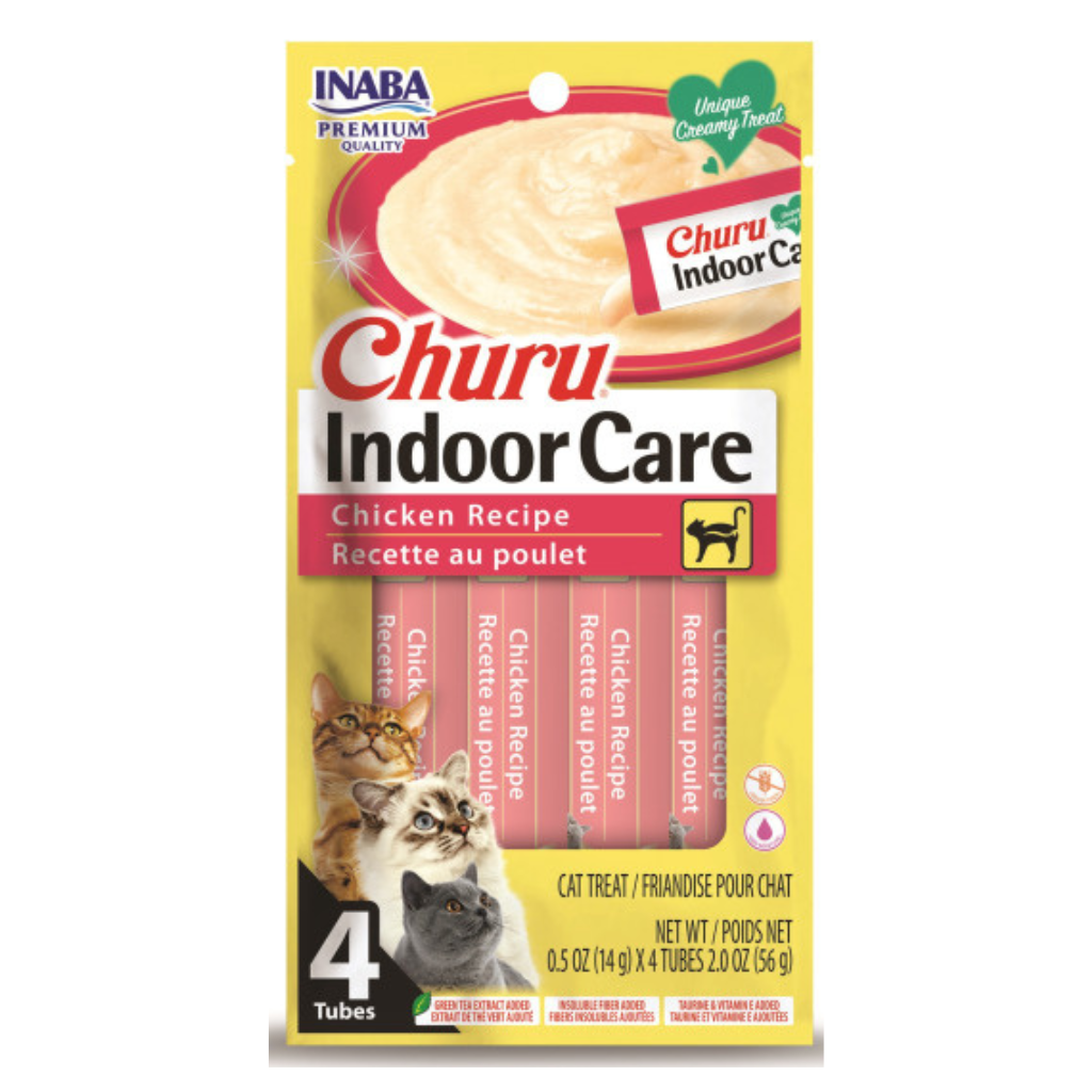 INABA Churu Indoor Care Chicken Recipe for Cats