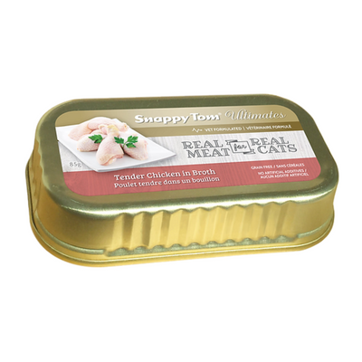 Snappy Tom Ultimates Tender Chicken in Broth Cat Can