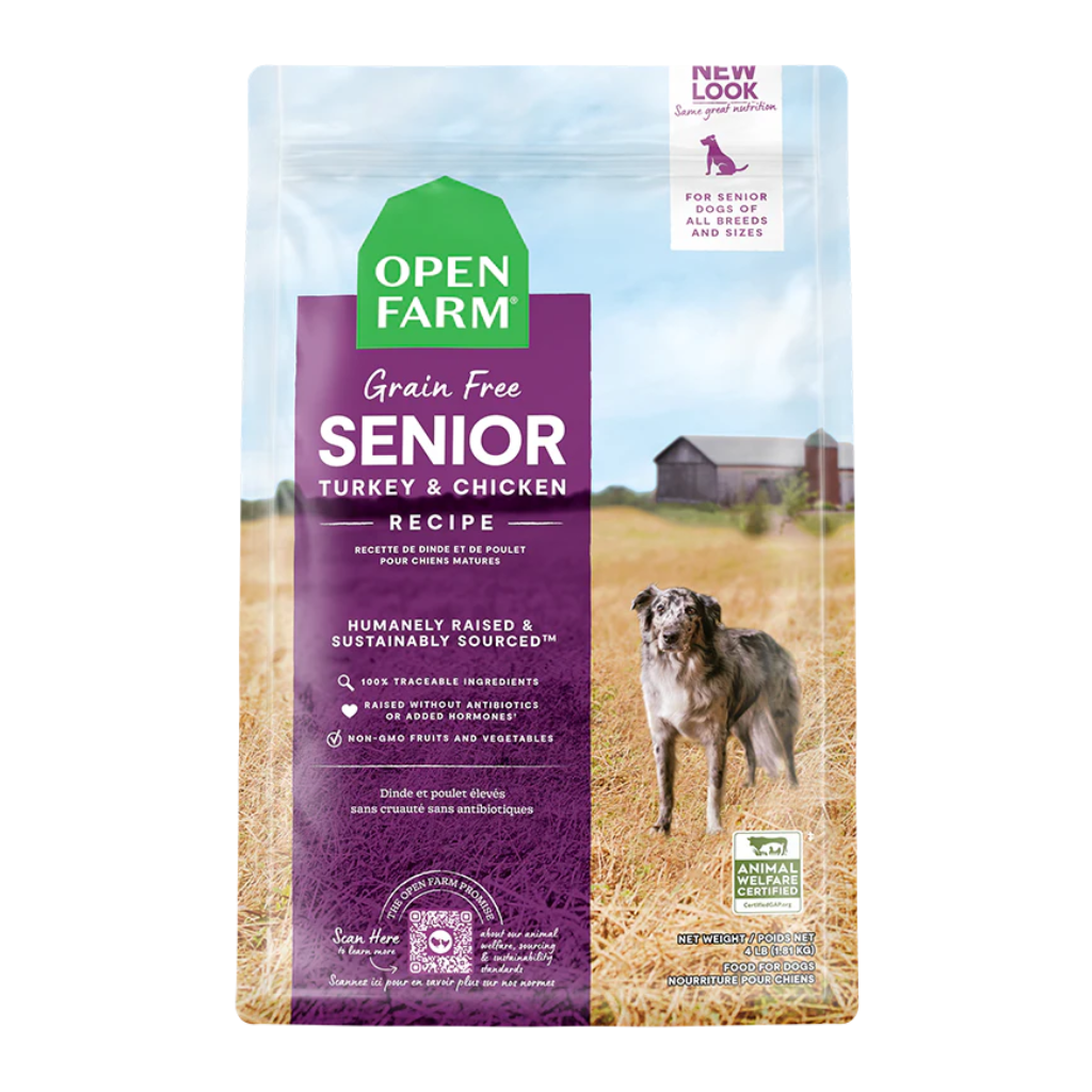 Open Farm Grain Free Turkey and Chicken Senior Dog Food