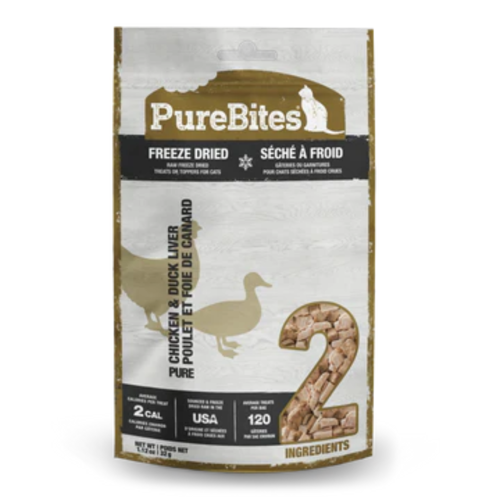 PureBites Freeze Dried Chicken & Duck Cat Treats
