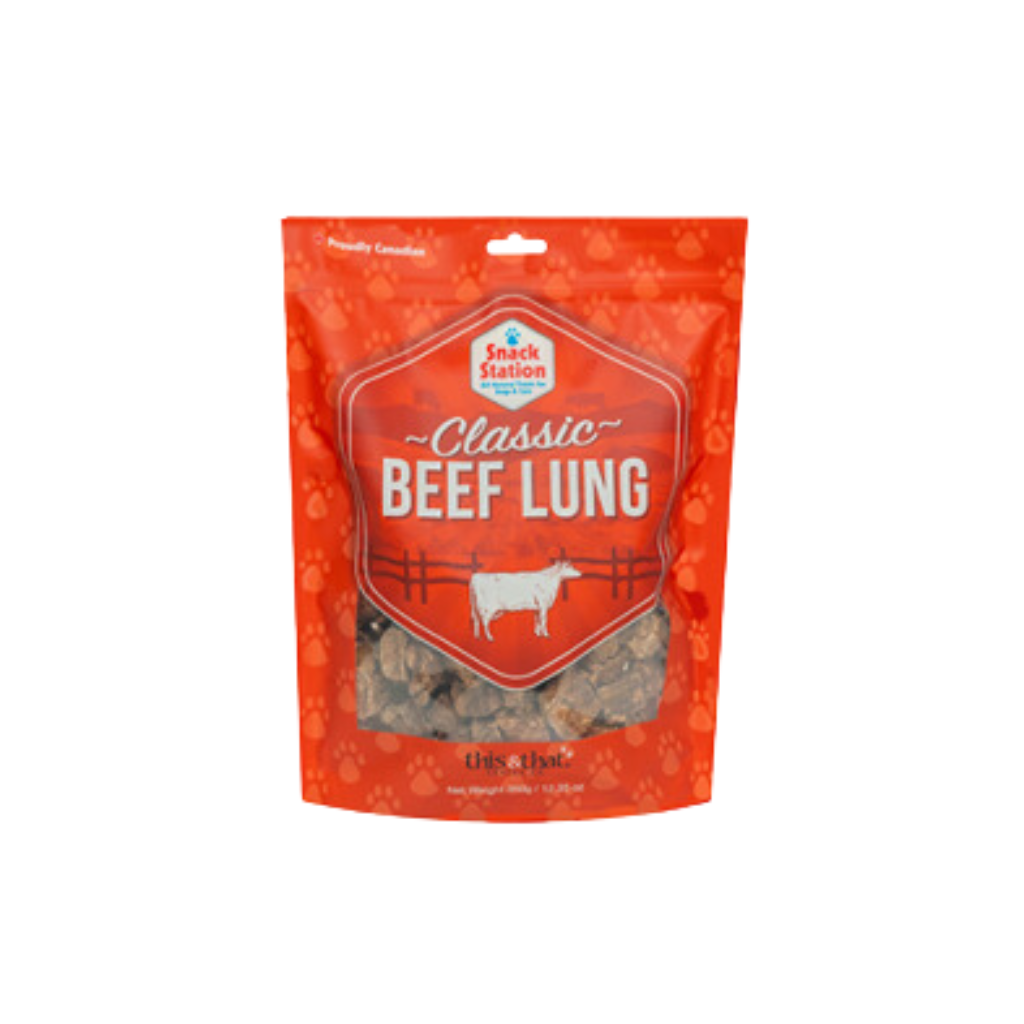 This & That Beef Lung Dog Treats
