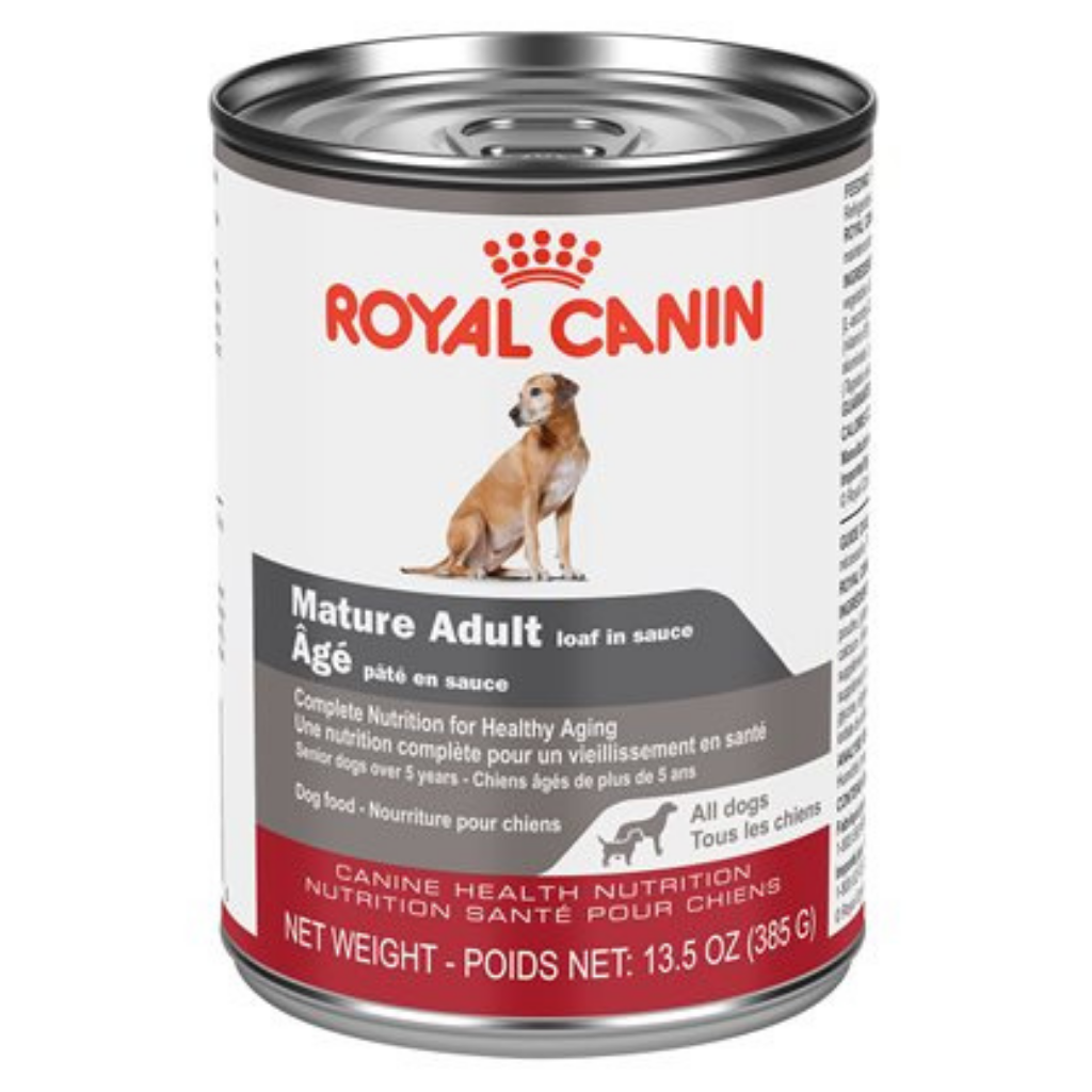 Royal Canin Canine Health Nutrition Mature Adult Loaf in Sauce Dog Can