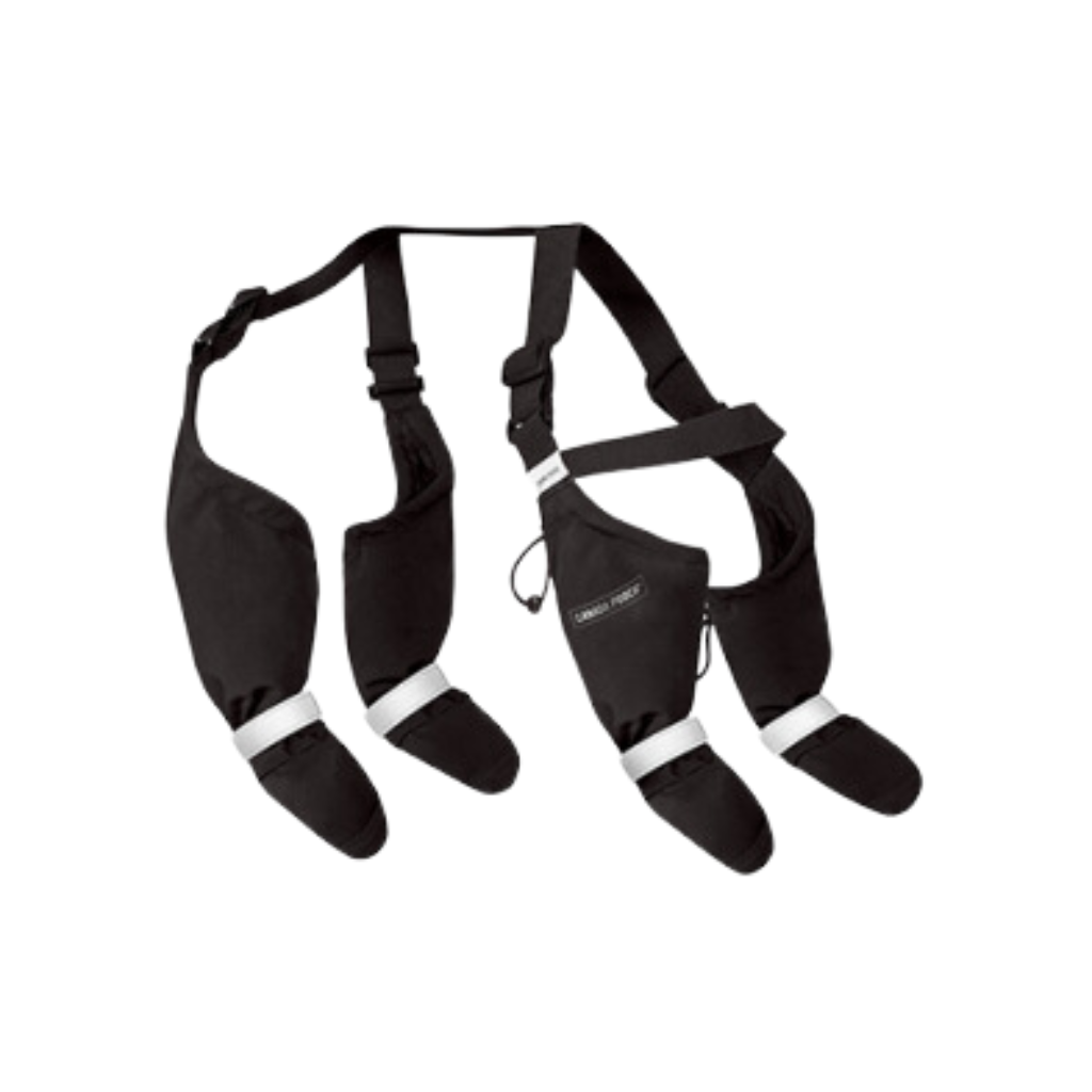 Canada Pooch Suspender Boots Long - Black