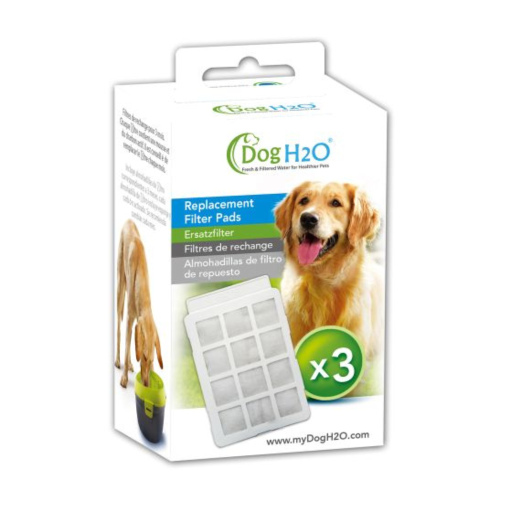 H2O Replacement Filters for Dog or Cat Fountains - 3 Pack