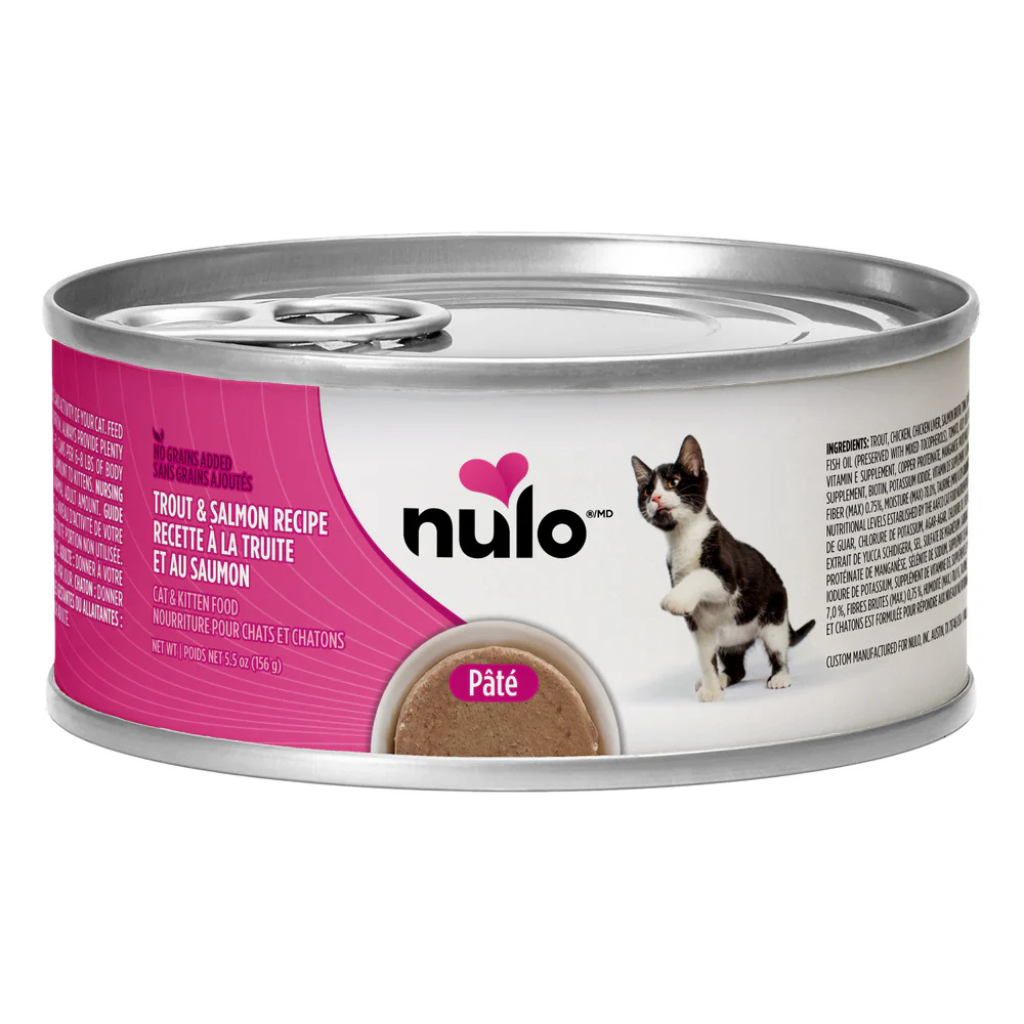 Nulo Pate Trout & Salmon Recipe Cat Can