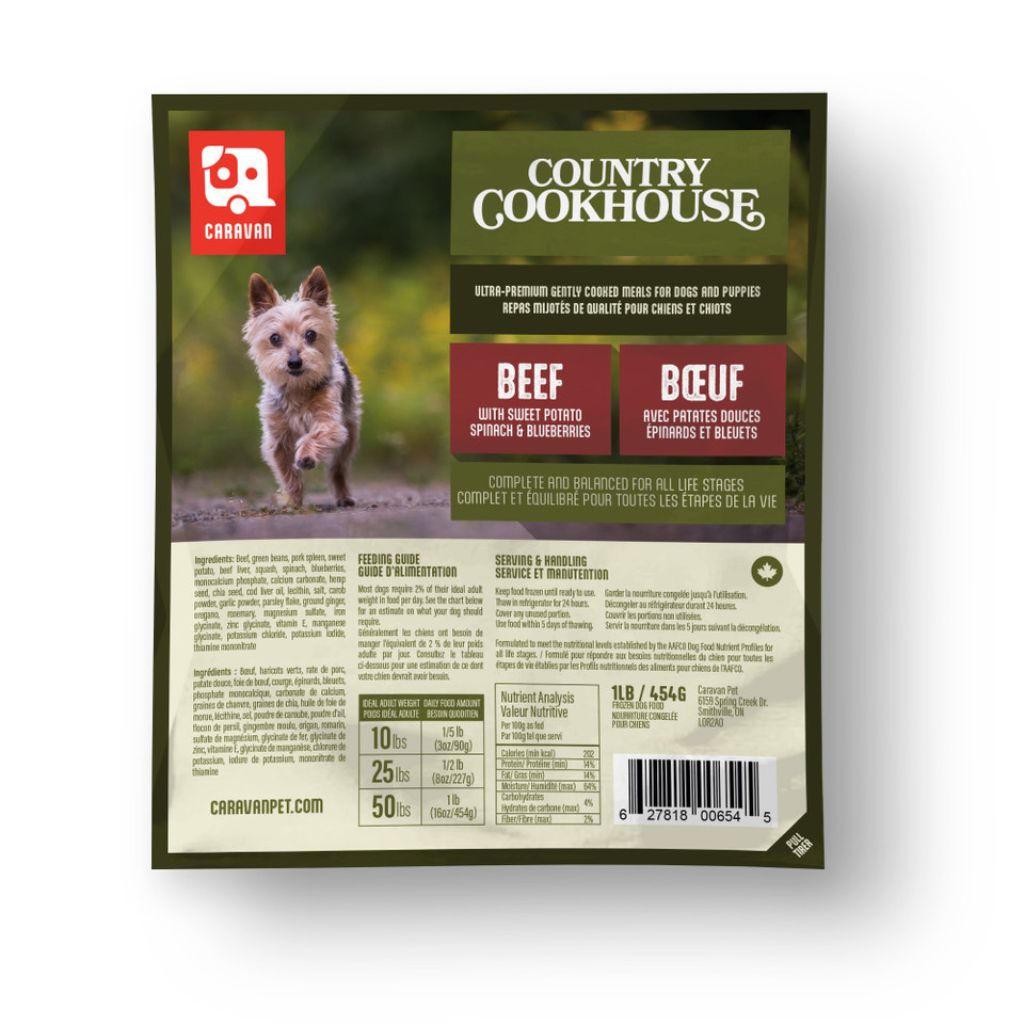 Big Country Raw Caravan Beef Dog Food