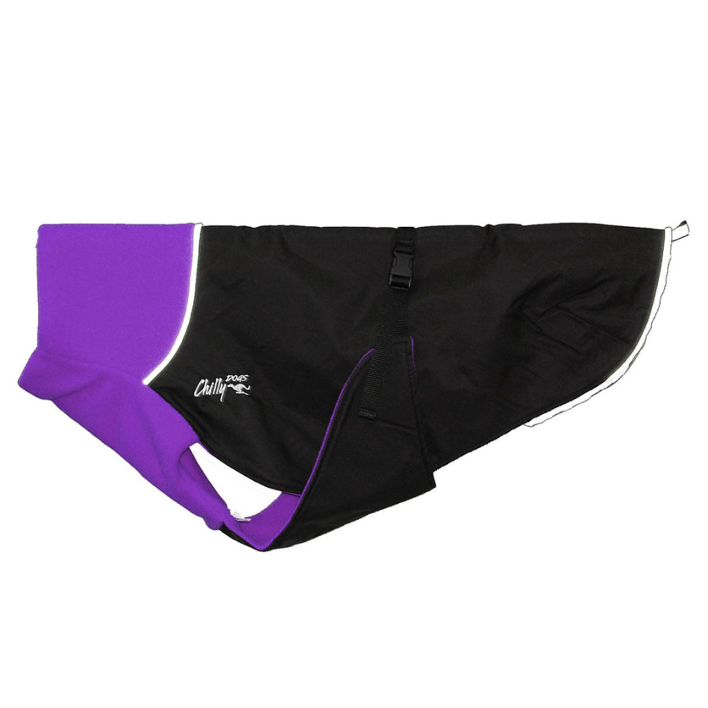 Chilly Dogs Great White North Winter Dog Coat - Purple