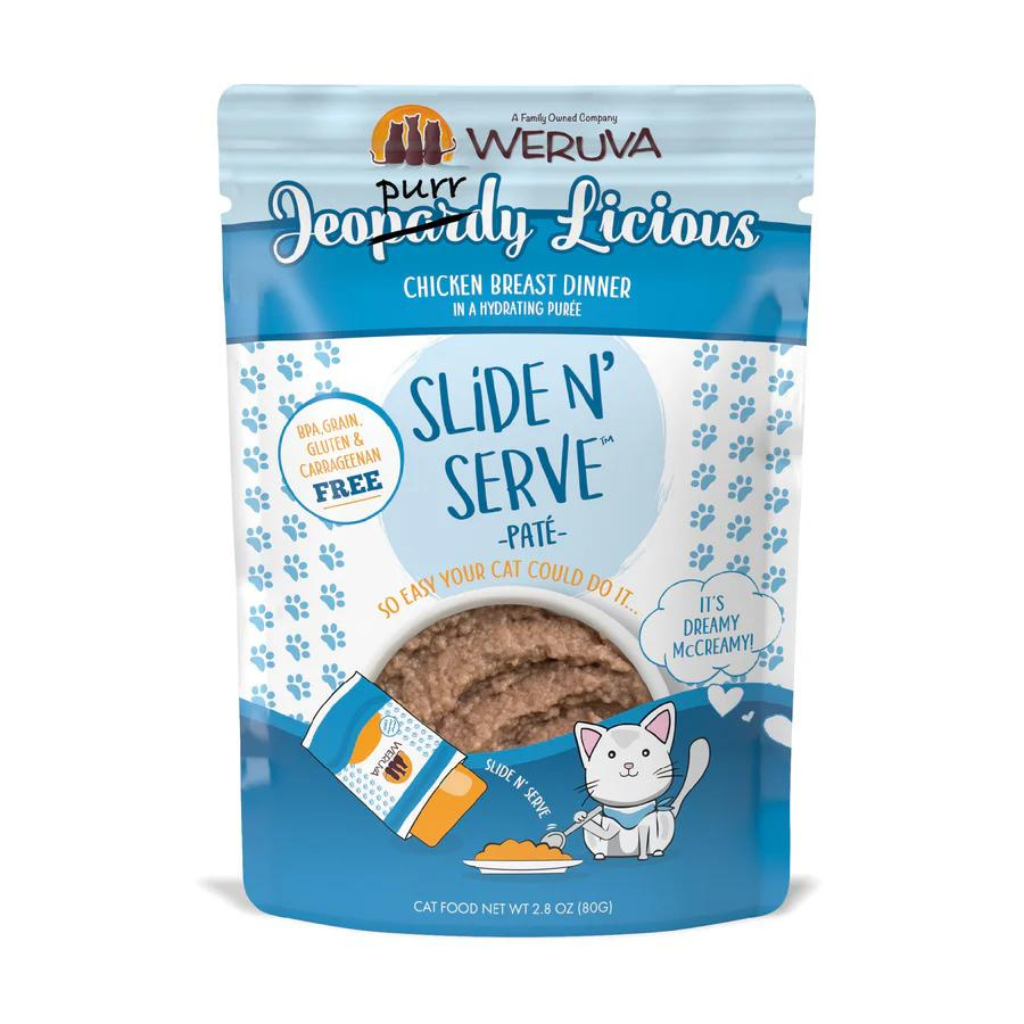 Weruva Cat Paté Slide & Serve - Jeopurrdy Licious Cat Pouch