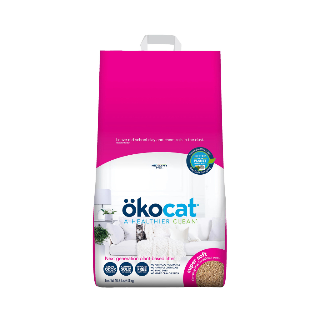 ökocat Super Soft Clumping Wood Cat Litter