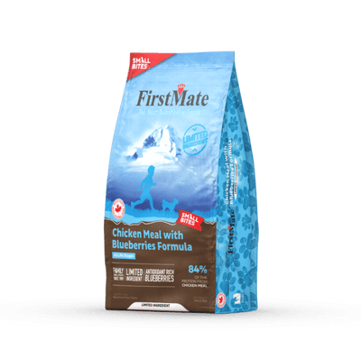 FirstMate Limited Ingredient Grain Free Chicken Meal with Blueberries Formula SMALL BITES Dog Food