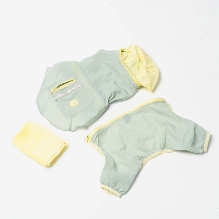 Silver PawDog Bobbi - 2 Piece Splash Suit Blue