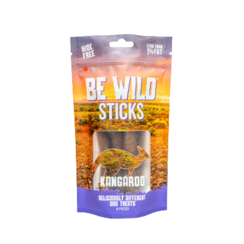 Be Wild Sticks Kangaroo Crunchy Dog Treat (6 ct)