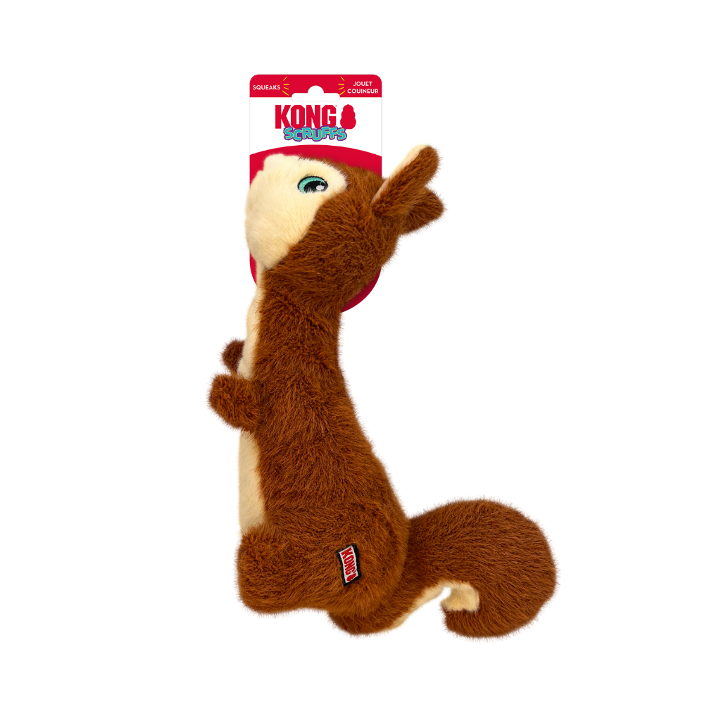 KONG Scruffs Squirrel Medium / Large Dog Toy