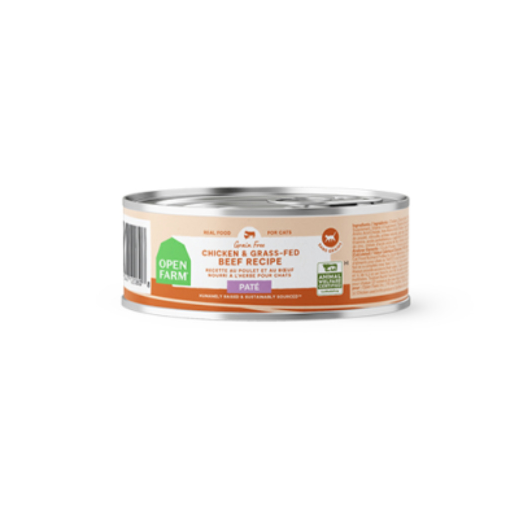 Open Farm Pâté Chicken and Grass Fed Beef Cat Can