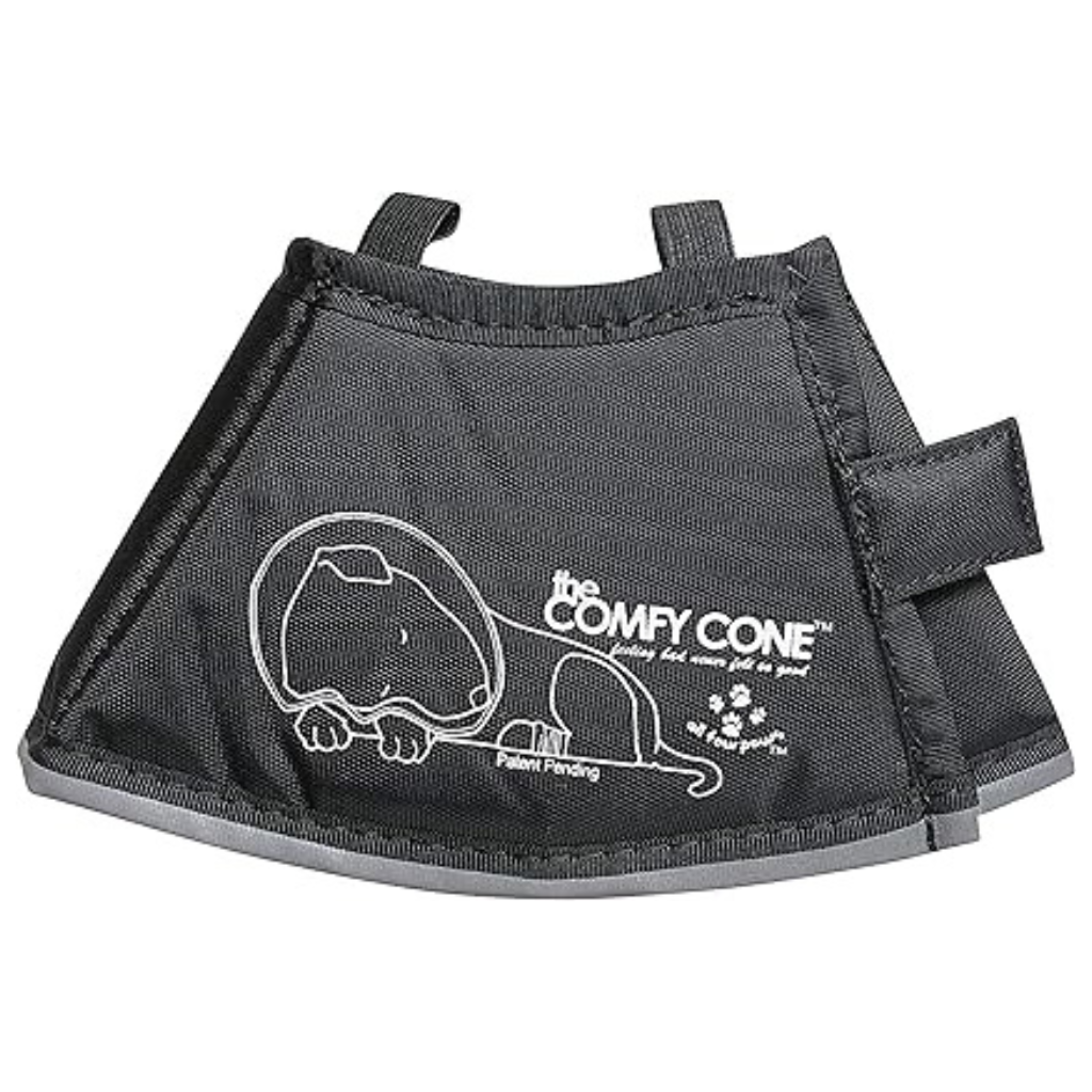 The Comfy Cone Pet Recovery Collar - Black