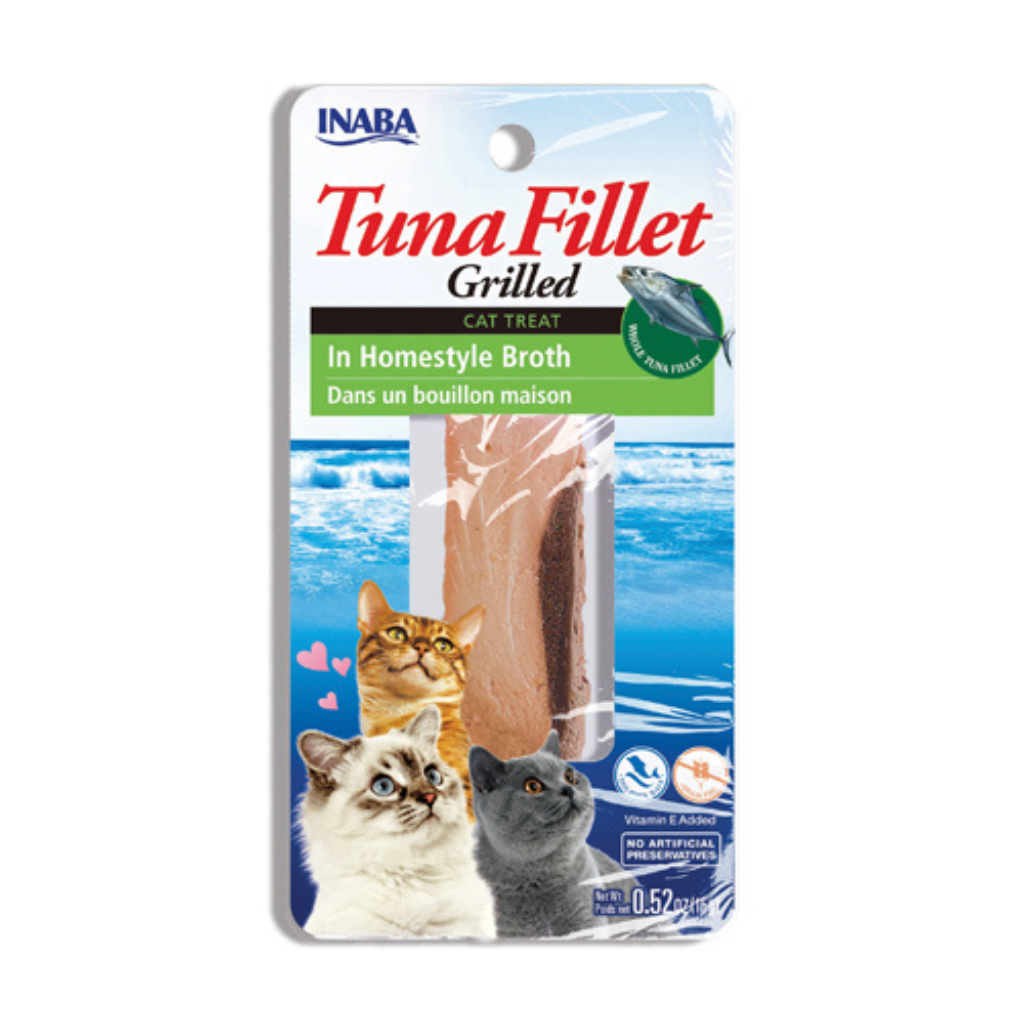 INABA Grilled Fillets Tuna in Homestyle Broth for Cats
