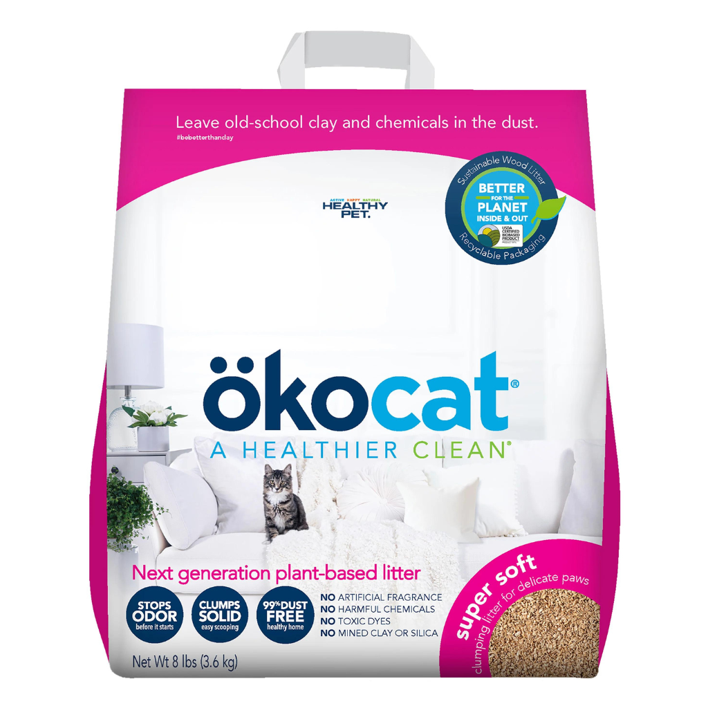 ökocat Super Soft Clumping Wood Cat Litter