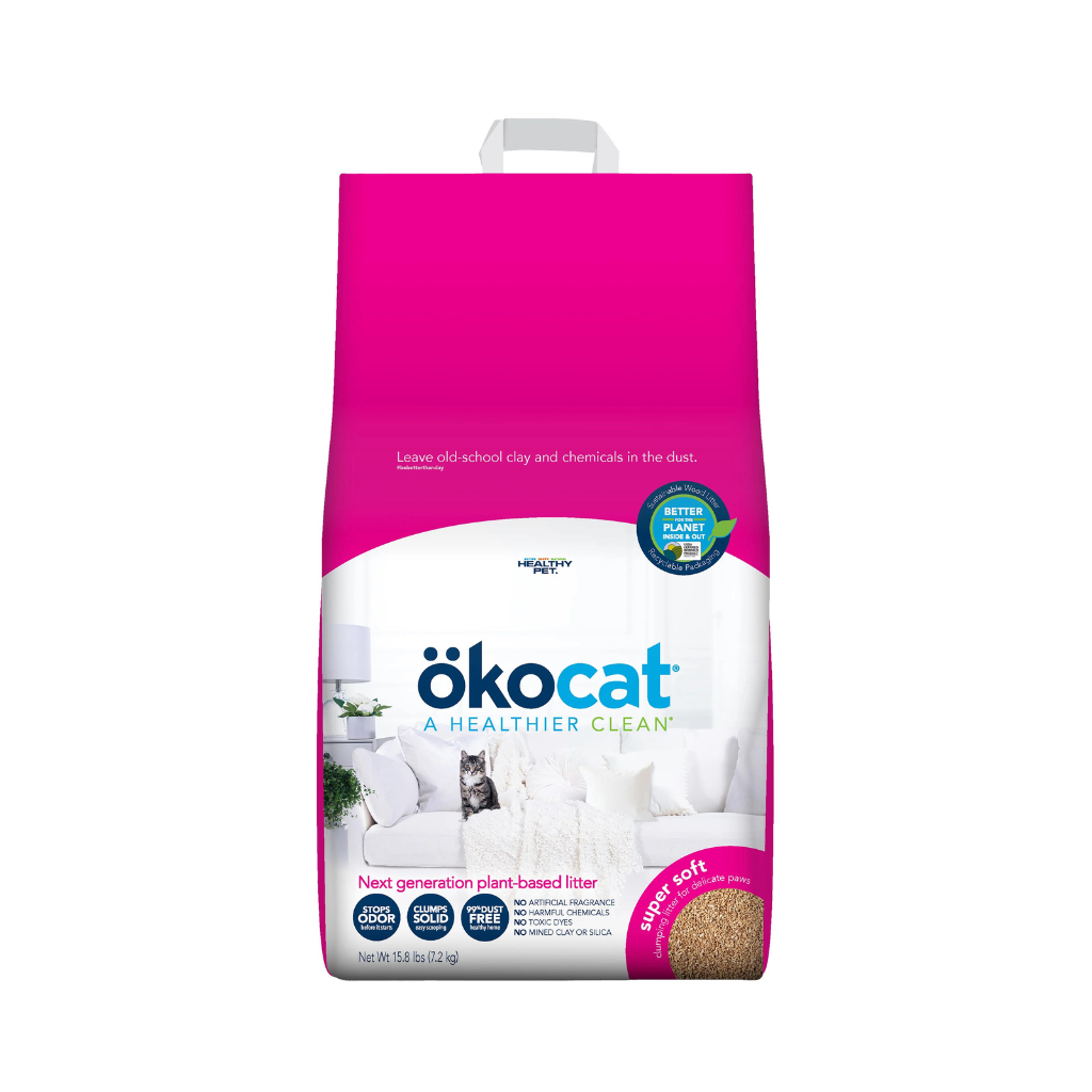 ökocat Super Soft Clumping Wood Cat Litter