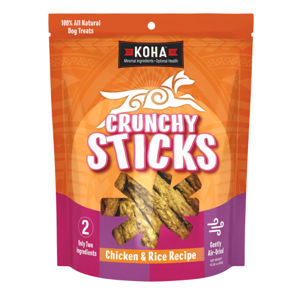 KOHA Crunchy Sticks Chicken & Rice Dog Treats