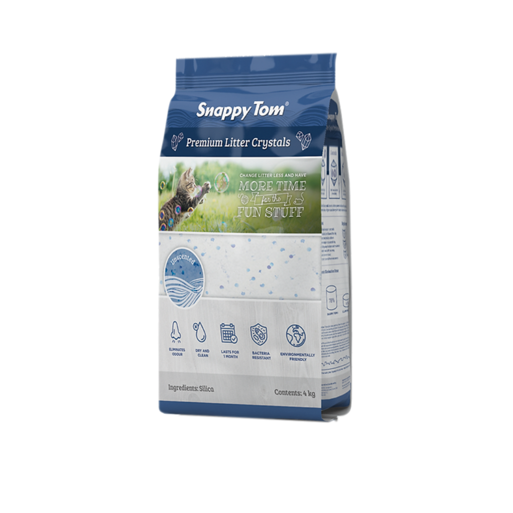 Snappy Tom Premium Crystal Cat Litter (Unscented)