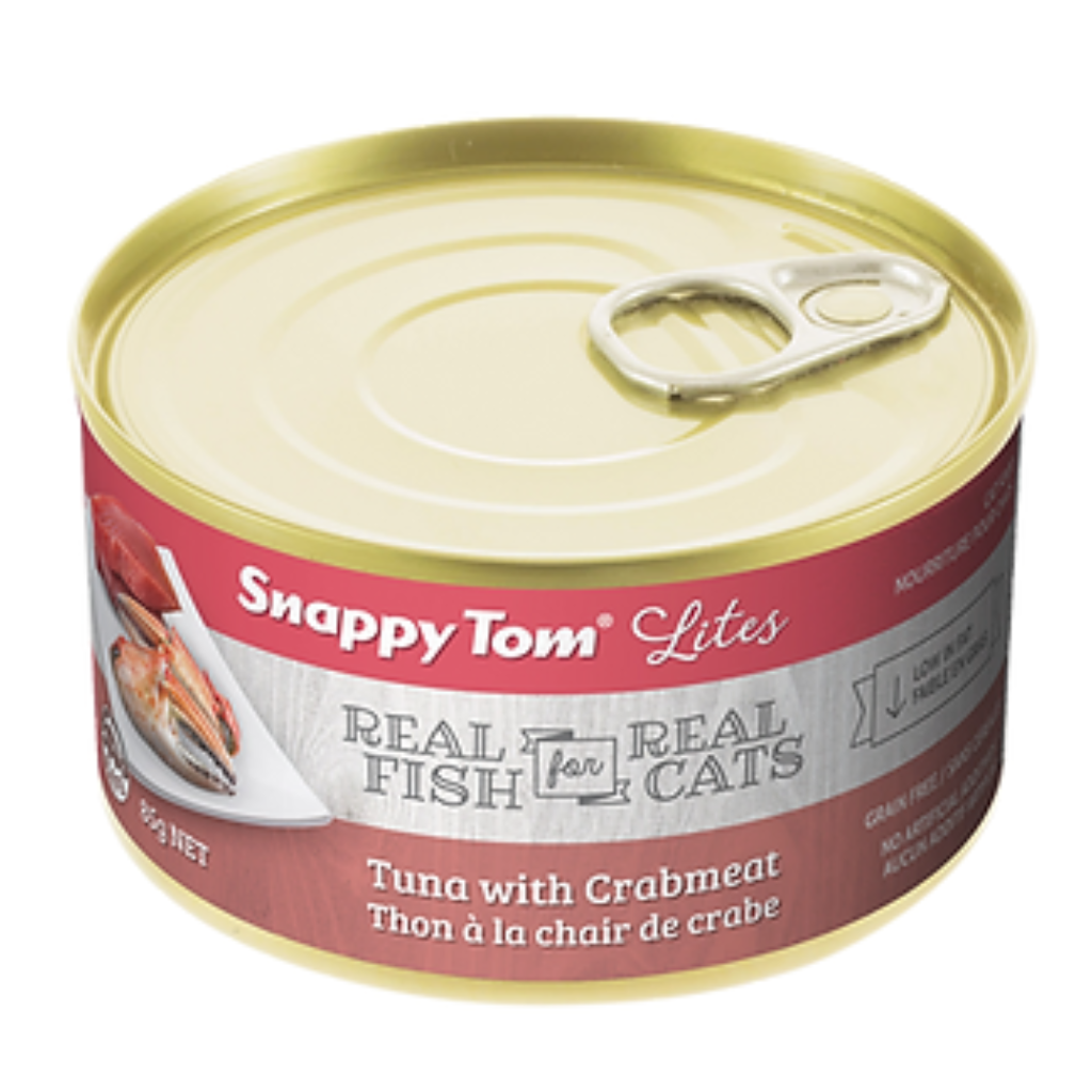 Snappy Tom Lites Tuna with Crabmeat Cat Can