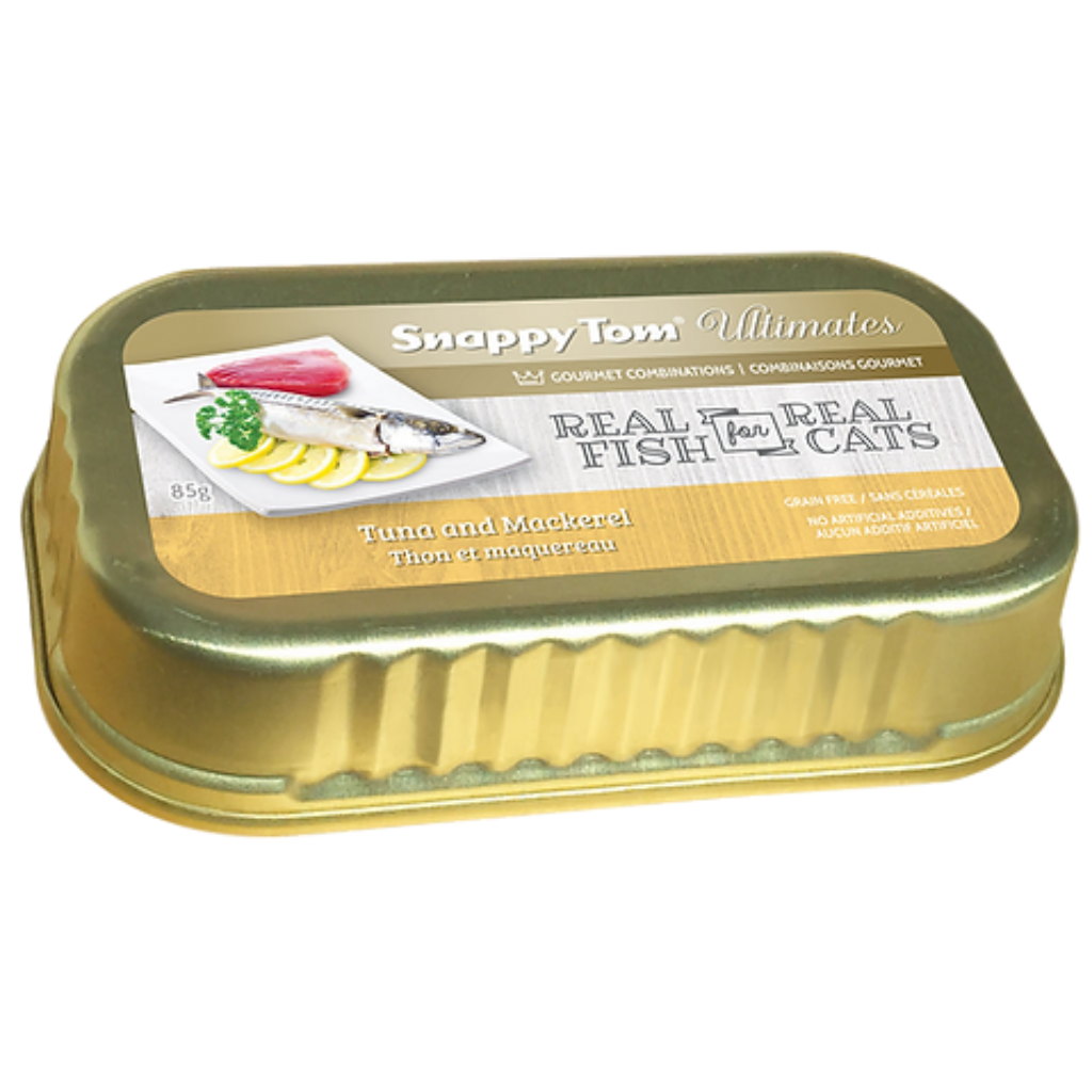 Snappy Tom Ultimates Tuna with Mackerel Cat Can