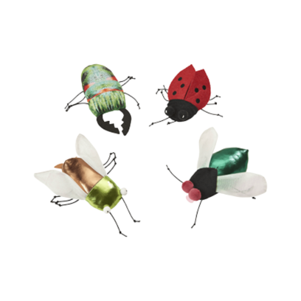 SPOT Buzzing Insects Assorted Cat Toy 5"