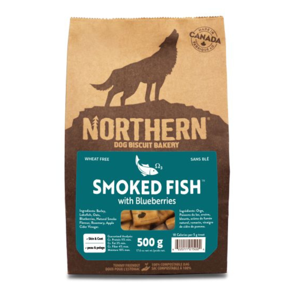 Northern Pet Smoked Fish With Blueberries Dog Treats