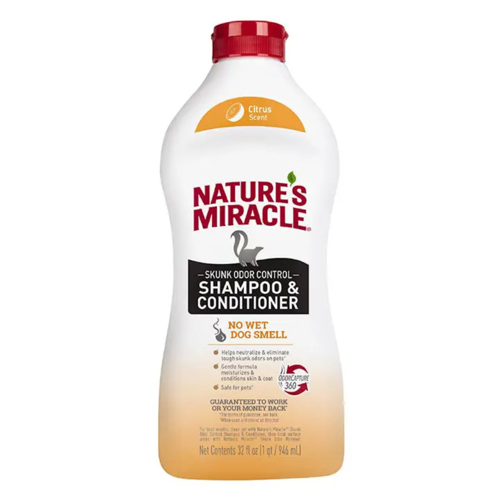 Nature's Miracle Skunk Odor Control Shampoo and Conditioner - Citrus