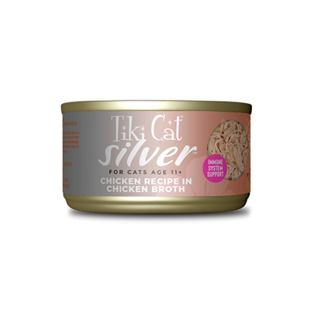 Tiki Cat Silver - Chicken Recipe in Chicken Broth Cat Can