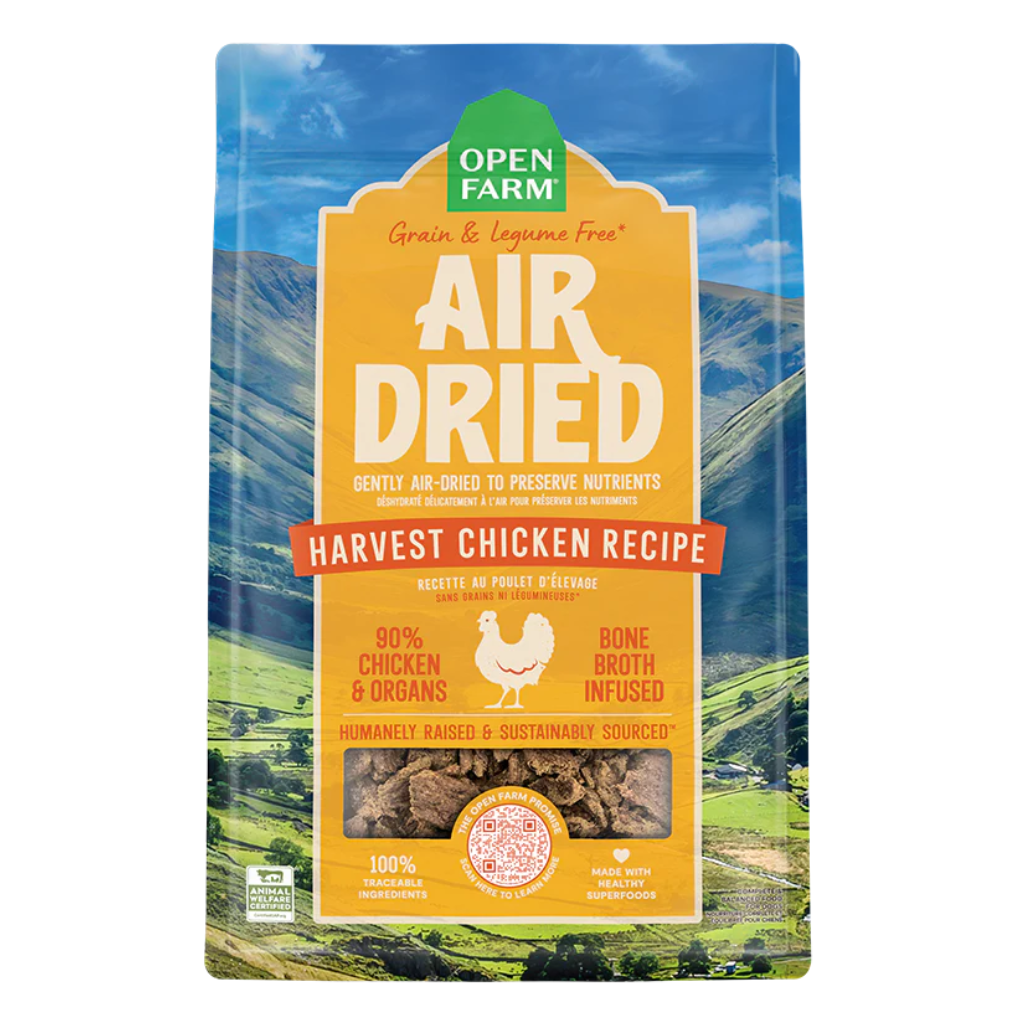 Open Farm Air Dried Harvest Chicken Recipe for Dogs