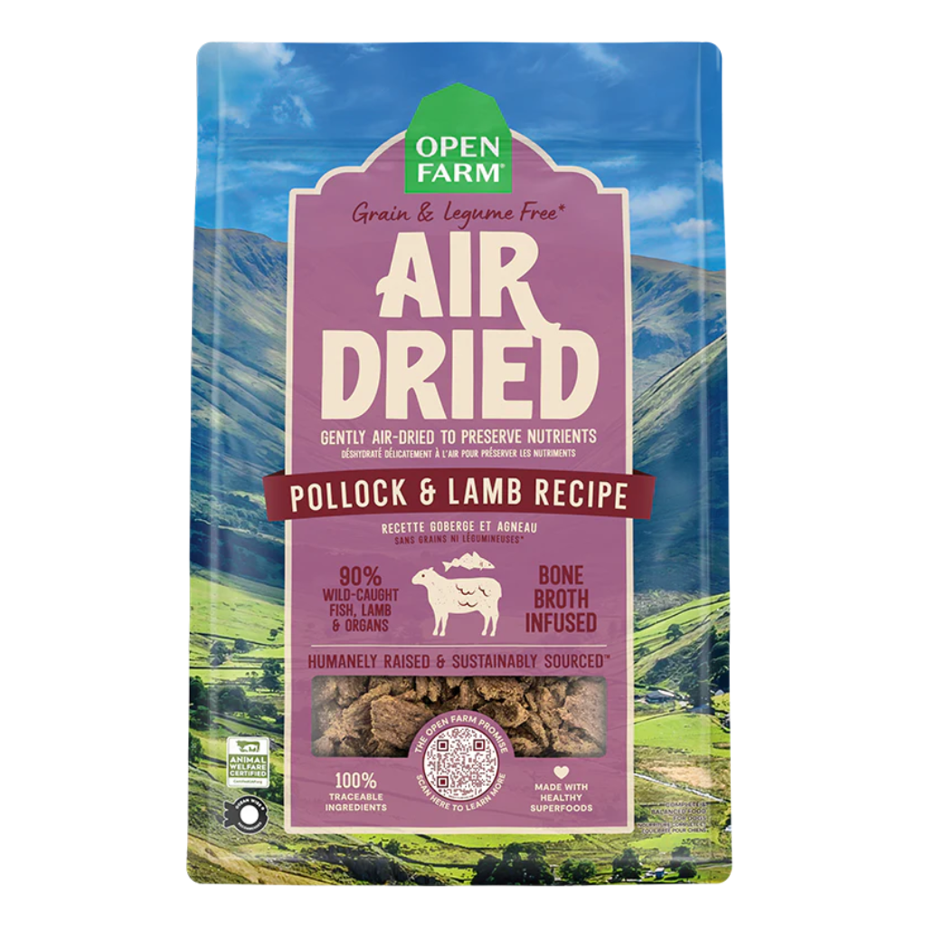 Open Farm Air Dried Pollock & Lamb Recipe for Dogs