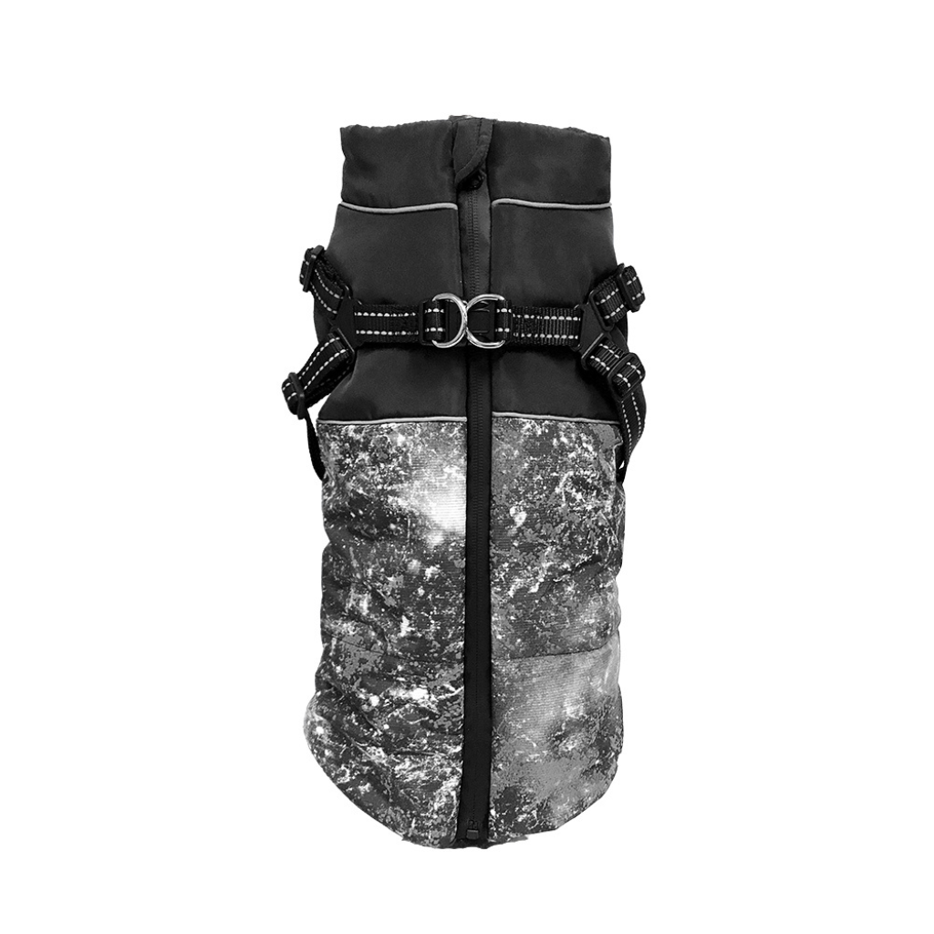 Doggie-Q Harness Jacket Reflective - Black