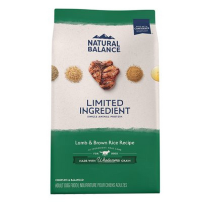 Natural Balance Limited Ingredient Lamb And Brown Rice Adult Dog Food