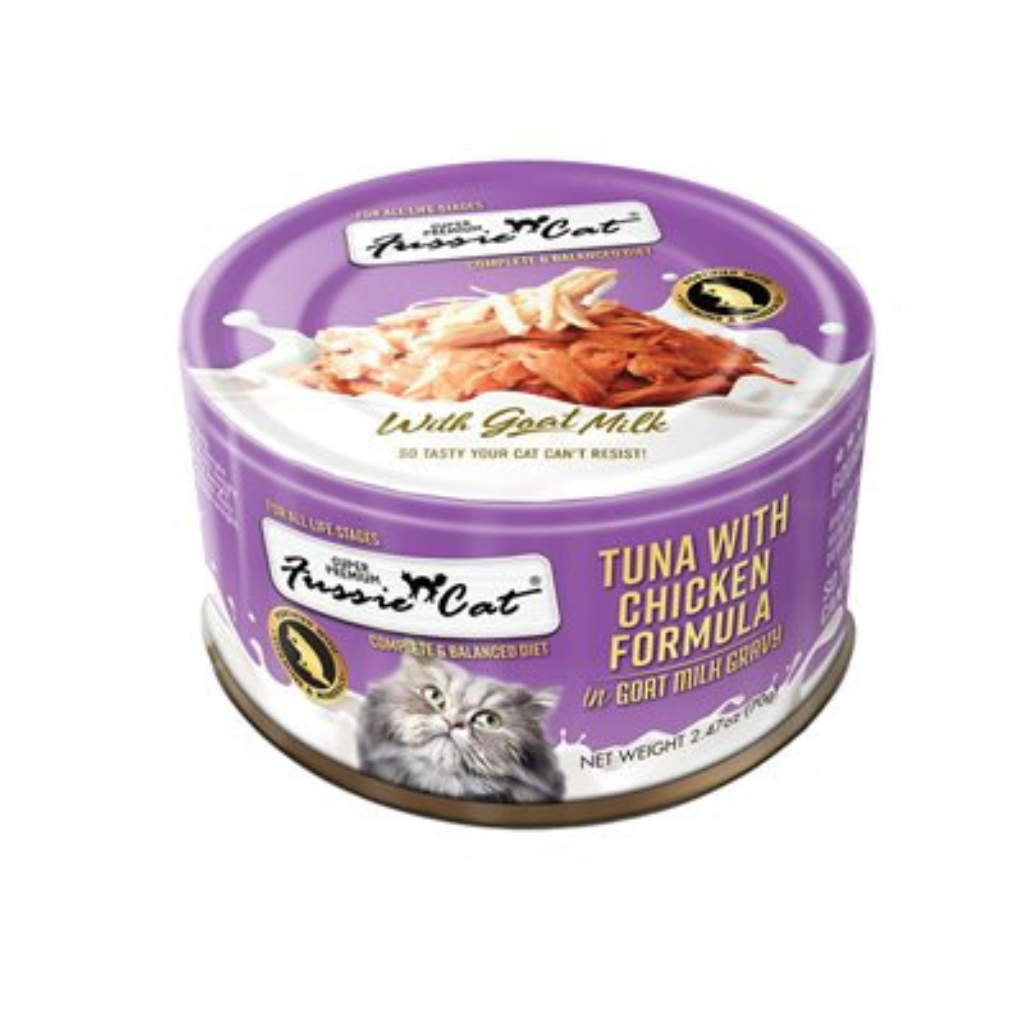Fussie Cat Premium Tuna with Chicken in Goats Milk