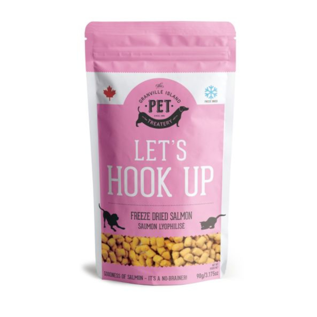 Granville Lets Hook Up Salmon Freeze Dried Treats for Dogs & Cats