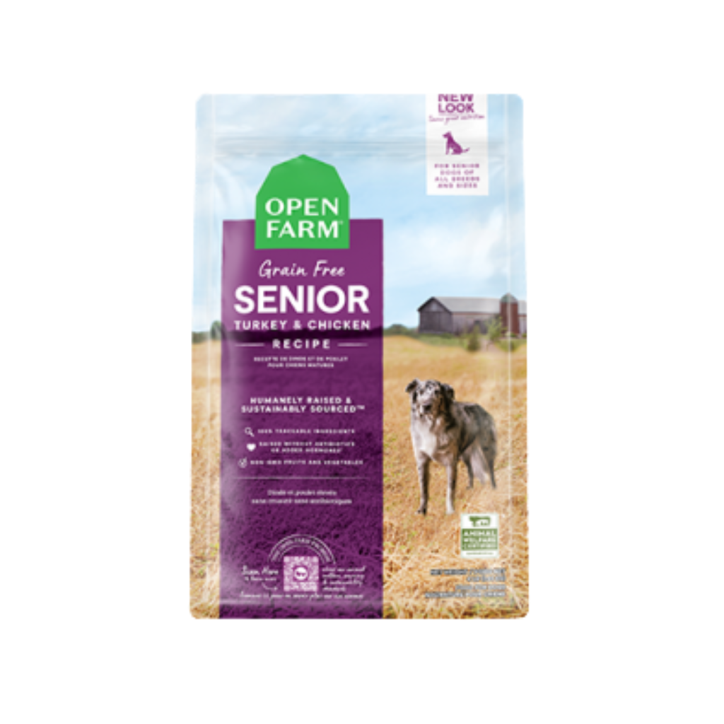 Open Farm Grain Free Turkey and Chicken Senior Dog Food