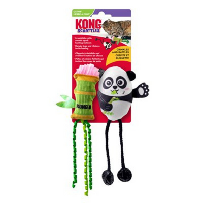 KONG Scrattles Panda 2-Pack Cat Toy