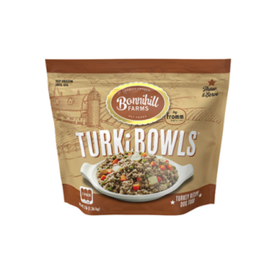 Fromm Bonnihill FARMS TURKiBOWLS Turkey Recipe Frozen Dog Food
