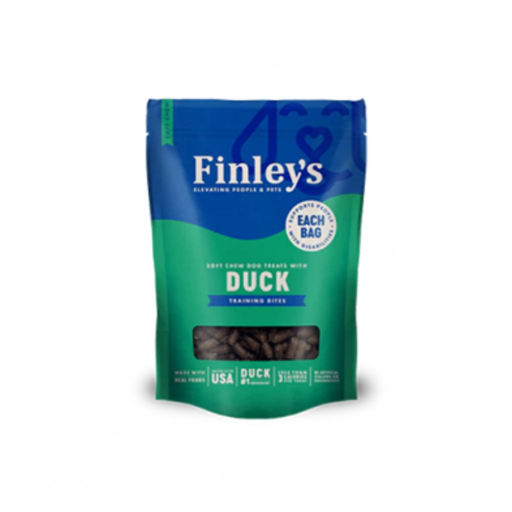 Finley's Duck Soft Chew Training Bites Dog Treats