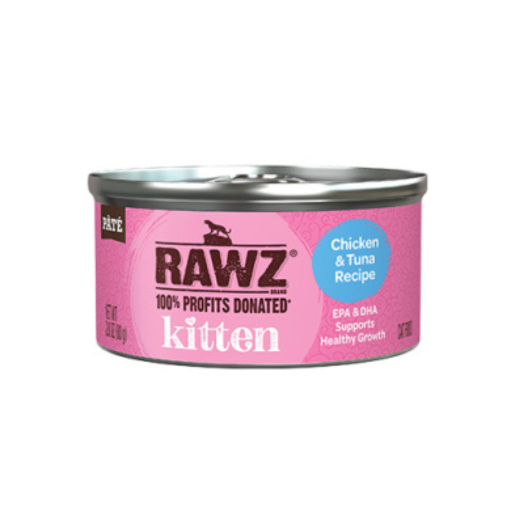 RAWZ Kitten Chicken & Tuna Cat Can