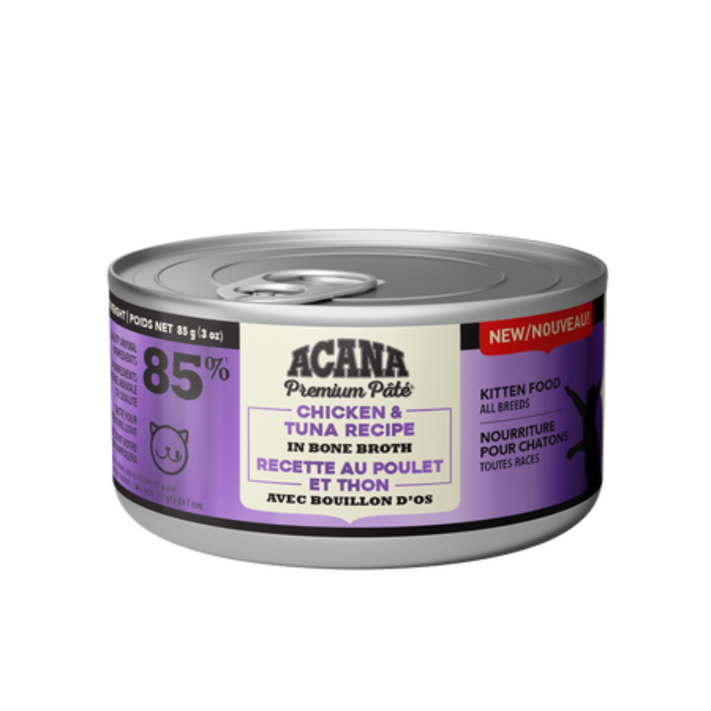Acana Premium Pâté, Chicken & Tuna Kitten Recipe Cat Can