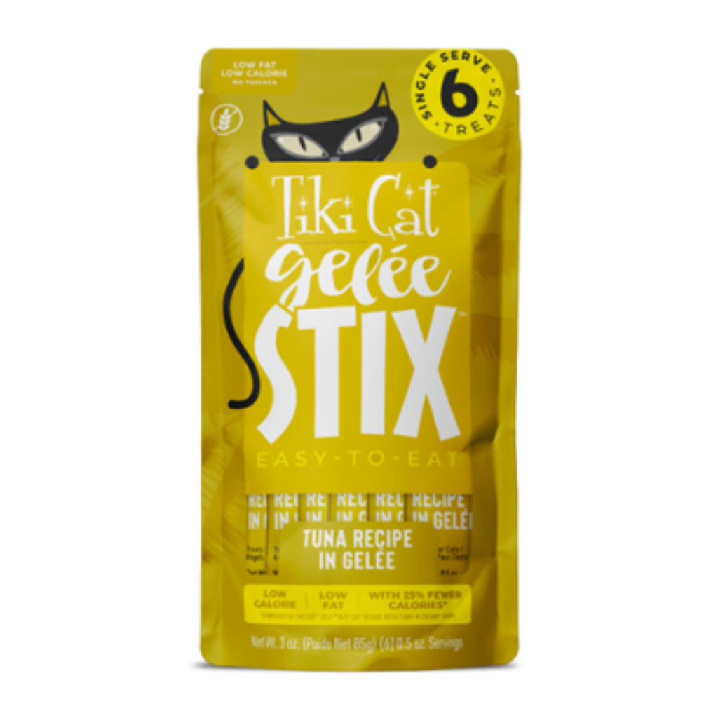 Tiki Cat Gelée Stix Tuna Recipe in Gelée Wet Cat Treat