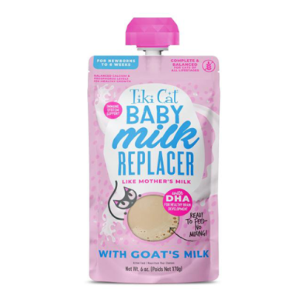 Tiki Cat Baby Milk Replacer with Goat's Milk Wet Kitten Food