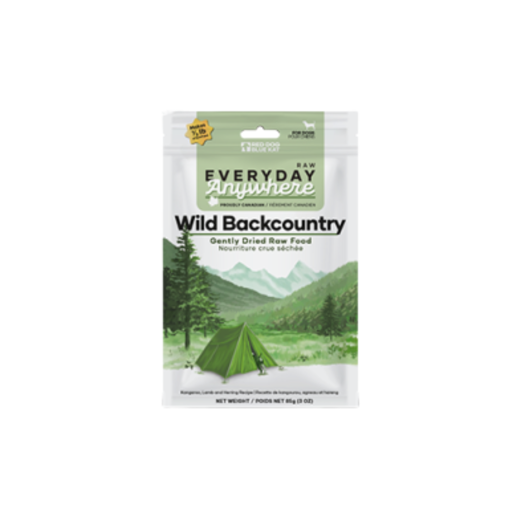 Red Dog Blue Kat Everyday Raw Anywhere - GentleDry Wild Backcountry Frozen Dog Food
