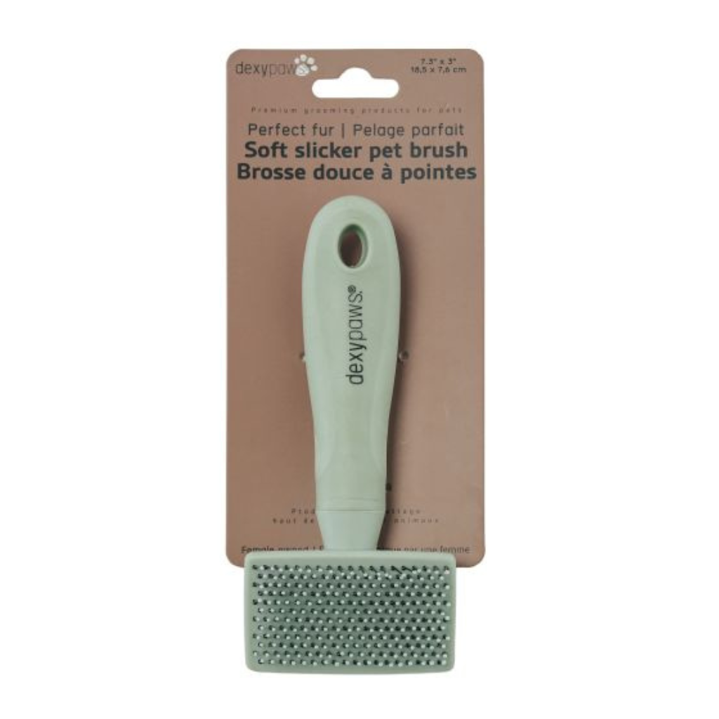 Dexypaws Perfect Fur Soft Slicker Brush